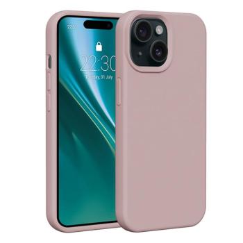 Etteri Silicone tok iPhone 15 - halvány rózsaszín kép