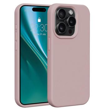 Etteri Silicone tok iPhone 15 Pro - halvány rózsaszín kép