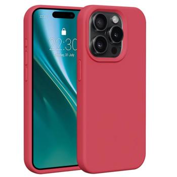 Etteri Silicone tok iPhone 15 Pro - málnapiros kép