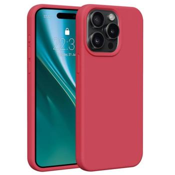 Etteri Silicone tok iPhone 15 Pro Max - málnapiros kép