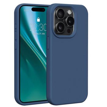 Etteri Silicone tok iPhone 15 Pro - sötétkék kép