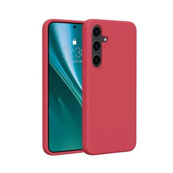 Etteri Silicone tok Samsung Galaxy S25 - málnapiros kép