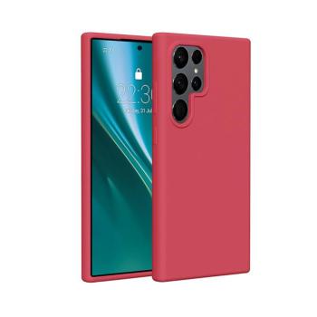 Etteri Silicone tok Samsung Galaxy S25 Ultra - málnapiros kép