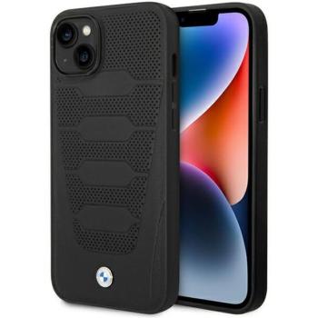 Etui BMW BMHCP14S22RPSK iPhone 14 6.1&quot; fekete bőrülés minta tok kép