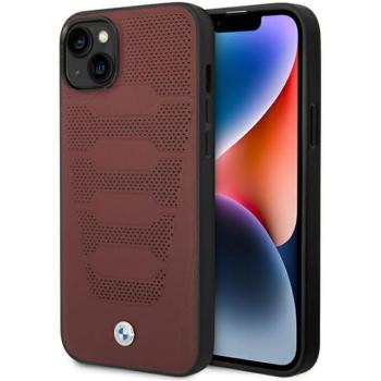 Etui BMW BMHCP14S22RPSR iPhone 14 6.1&quot; bordó bőr ülésminta tok kép