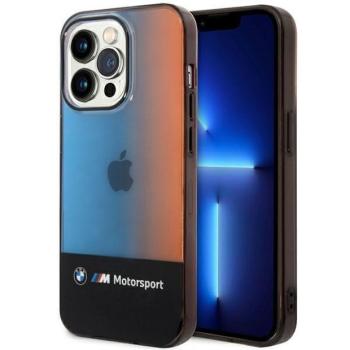 Etui BMW BMHCP14X22HMGK iPhone 14 Pro Max 6,7&quot; fekete fél tricolor tok kép