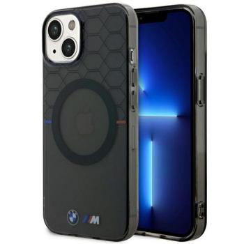 Etui BMW BMHMP14SHGPK iPhone 14 6.1&quot; szürke MagSafe minta tok kép