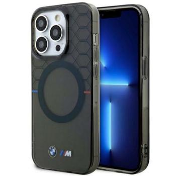 Etui BMW BMHMP14XHGPK iPhone 14 Pro Max 6.7&quot; szürke keménytok Pattern MagSafe minta kép