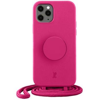 Etui JE PopGrip iPhone 11 Pro 5,8&quot; rózsaszín/orchidea virág 30051 (Just Elegance) tok kép