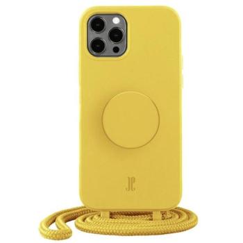 Etui JE PopGrip iPhone 12/12 Pro 6,1&quot; sárga/nyúl mancs 30089 (Just Elegance) tok kép