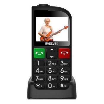 Evolveo EasyPhone FL EP-801 nyomógombos mobiltelefon, fekete kép
