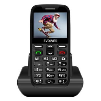 Evolveo EasyPhone XR EP-601 nyomógombos mobiltelefon, fekete kép