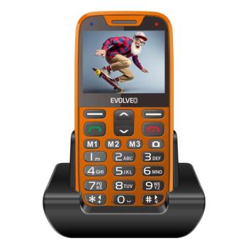 Evolveo EasyPhone XR EP-601 nyomógombos mobiltelefon, narancssárga kép