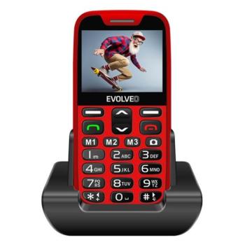 Evolveo EasyPhone XR EP-601 nyomógombos mobiltelefon, piros kép