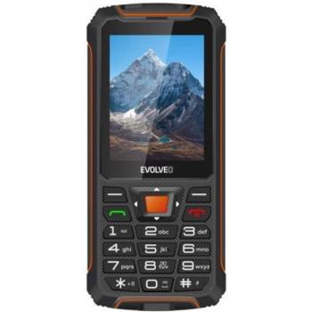 Evolveo Strongphone Z6 mobiltelefon készülék, fekete/narancs kép