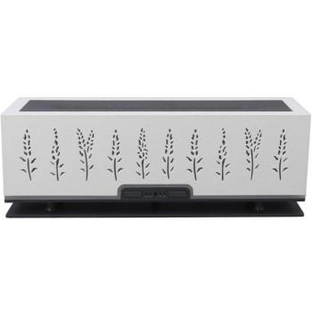 Fa hatású párásító, ultrahangos aromaterápiás diffúzor, 200 ml-es tartály, időzítővel, lánghatású világítással, távirányítóval, Wooze Flaming Fragrance, fehér kép