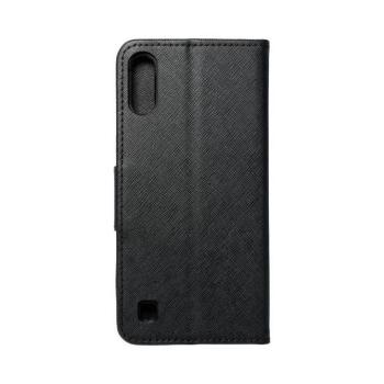 Fancy flipes tok Samsung Galaxy A01 fekete telefontok kép