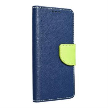 Fancy könyvtok Samsung A14 4G / A14 5G sötétkék / lime kép