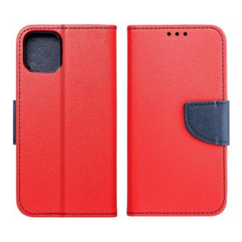 FANCY könyvtok Samsung Galaxy S25 - piros-tengerészkék kép