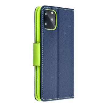 FANCY könyvtok Samsung Galaxy S25 Ultra - tengerészkék-limezöld kép