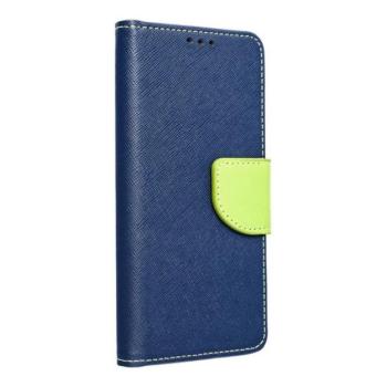 Fancy Samsung A526 Galaxy A52/A52s flip tok, kék-lime kép