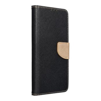 Fancy Samsung Galaxy S22+ flip tok, fekete-arany kép
