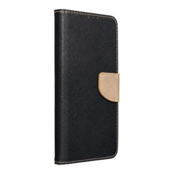 Fancy Samsung Galaxy S23 FE flip tok, fekete / arany kép