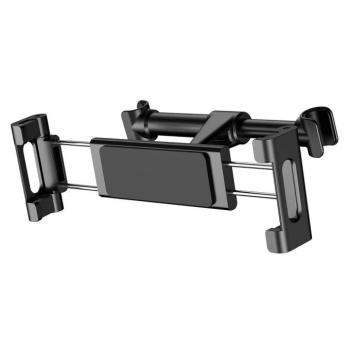 Fejtámlára rögzíthető autós telefon / tablet tartó, 4,7&quot;-12,9&quot;, fekete, Baseus SUHZ-01 kép