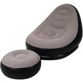 Felfújható fotel lábtartóval kép