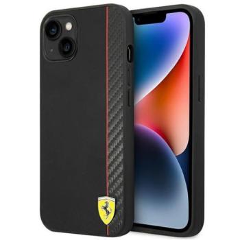 Ferrari Carbon Apple iPhone 14 Plus karbon hátlap tok, fekete kép