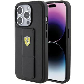 Ferrari FEHCP15XGSPSPSIK iPhone 15 Pro Max 6.7&quot; fekete keménytok állvány kép