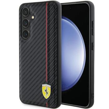 Ferrari FEHCS24MN3DUR Samsung S24+ S926 fekete keménytok kép