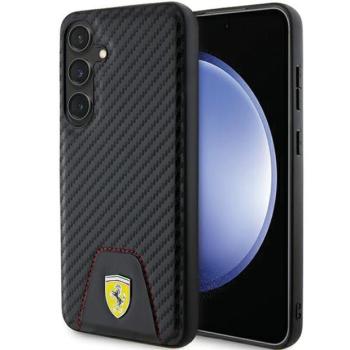 Ferrari FEHCS24MN3PUK Samsung S24+ S926 fekete keménytok kép