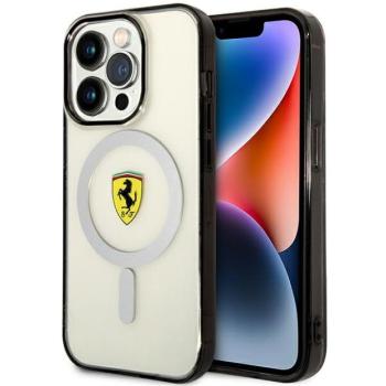Ferrari FEHMP14XURKT iPhone 14 Pro Max 6.7&quot; átlátszó keménytok Outline Magsafe kép