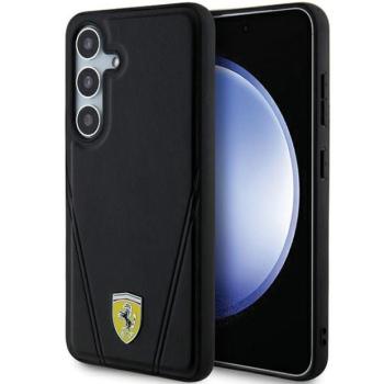 Ferrari FEHMS24SP3BAK Samsung S24 S921 fekete keménytok MagSafe kép