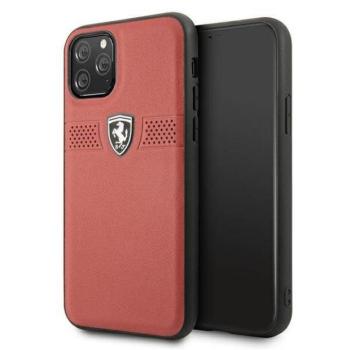 Ferrari FEOBAHCN58RE iPhone 11 Pro 5,8&quot; piros keménytok Off Track bőr tok kép