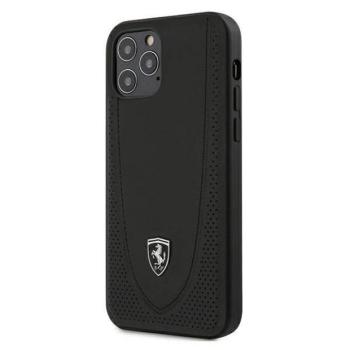 Ferrari FEOGOHCP12MBK iPhone 12/12 Pro 6,1&quot; fekete Off Track perforált keménytok kép