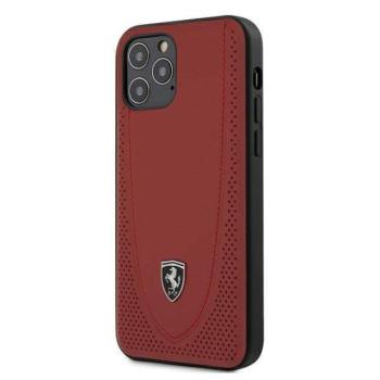 Ferrari FEOGOHCP12MRE iPhone 12/12 Pro 6,1&quot; piros Off Track perforált keménytok kép