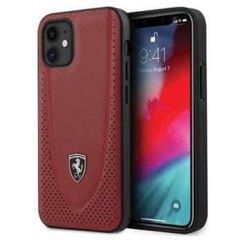 Ferrari FEOGOHCP12SRE iPhone 12 mini 5,4&quot; piros Off Track perforált keménytok kép