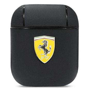Ferrari FESA2LEBK AirPods 1/2 tok fekete On Track bőr kép