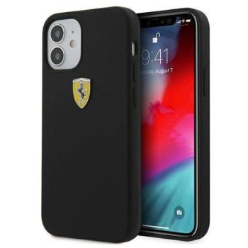 Ferrari FESSIHCP12SBK iPhone 12 mini 5,4&quot; fekete On Track szilikon keménytok kép