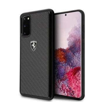 Ferrari keménytok FEHCAHCS62BK Samsung Galaxy S20 G980 fekete Carbon Heritage kép