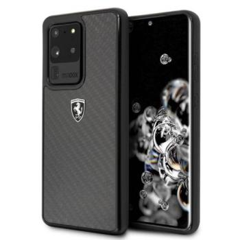Ferrari keménytok FEHCAHCS69BK Samsung Galaxy S20 Ultra G988 fekete Carbon Heritage kép