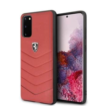 Ferrari keménytok FEHQUHCS62RE Samsung Galaxy S20 G980 piros Heritage tok kép