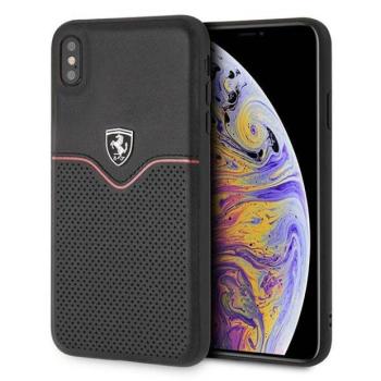 Ferrari keménytok FEOVEHCI65BK iPhone Xs Max fekete Off Track Victory tok kép