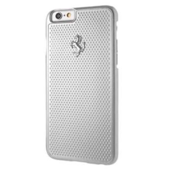 Ferrari keménytok FEPEHCP6SI iPhone 6/6S perforált alumínium ezüst tok  kép