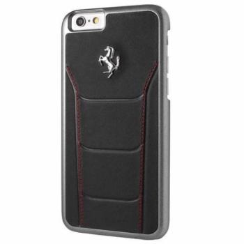 Ferrari keménytok FESEHCP6BKR iPhone 6/6S 488 fekete/piros varrott tok kép