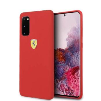 Ferrari keménytok FESSIHCS62RE Samsung Galaxy S20 G980 piros szilikon tok kép