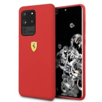 Ferrari keménytok FESSIHCS69RE Samsung Galaxy S20 Ultra G988 piros szilikon tok kép