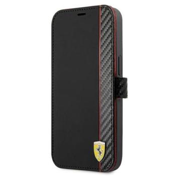 Ferrari On Track Apple iPhone 13 mini karbon flip tok, fekete kép